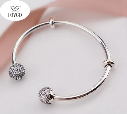 3 925 silver Bracelet Hot DIY Snake Chain Charm Bracelet Female Personality Jewelry For Women Making Free shipping - Окраска металла: 3