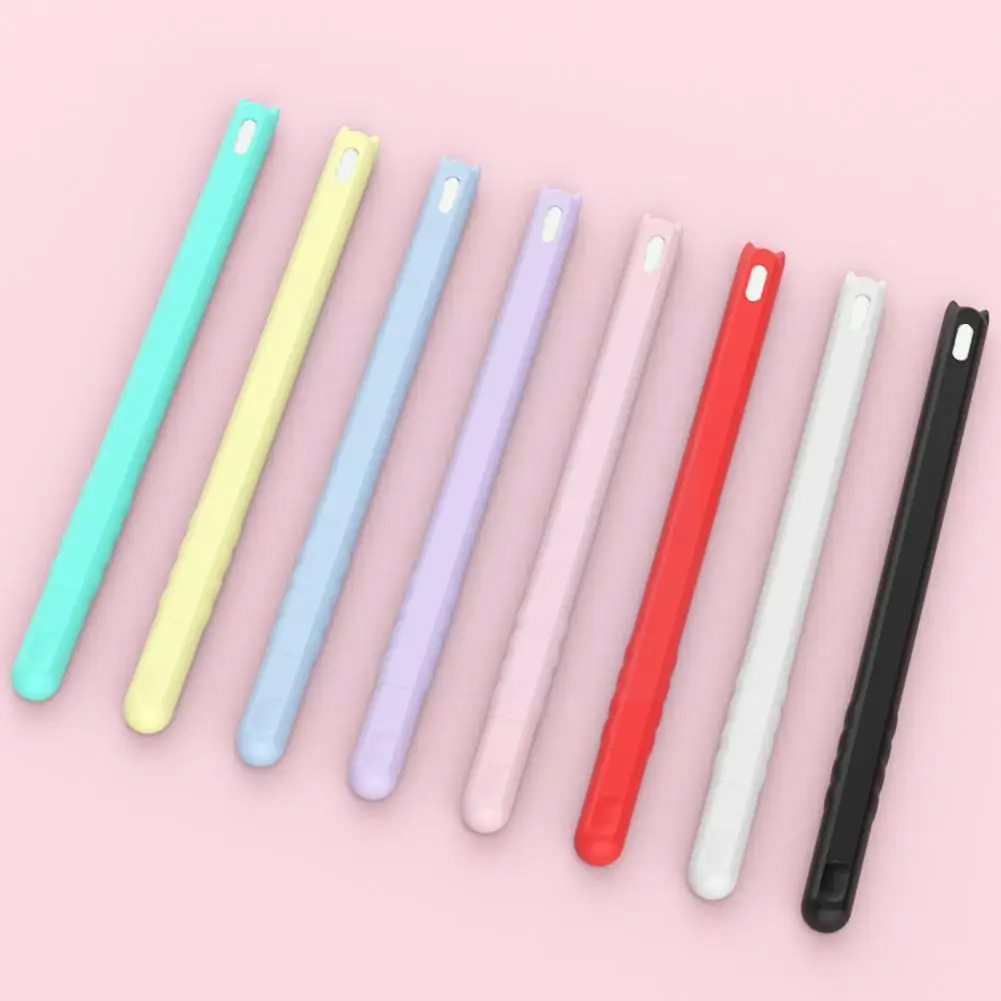 

For Apple Pencil Luxury Posture Stylus Apple 2 Generation Silicone Ipad Sleeve Pen Anti-fall Pen Cartoon Sleeve L6Y8