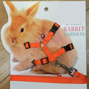 Pet Rabbit Soft Harness Leash Adjustable Bunny Traction Rope For Running Walking For Guinea Pigs Ferret Cat Rat Rabbit Rope