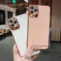 for iphone 13 12 pro max case luxury stripes electroplated plated silicone cover for iphone 7 8 plus xs xr x 11 pro se 2020