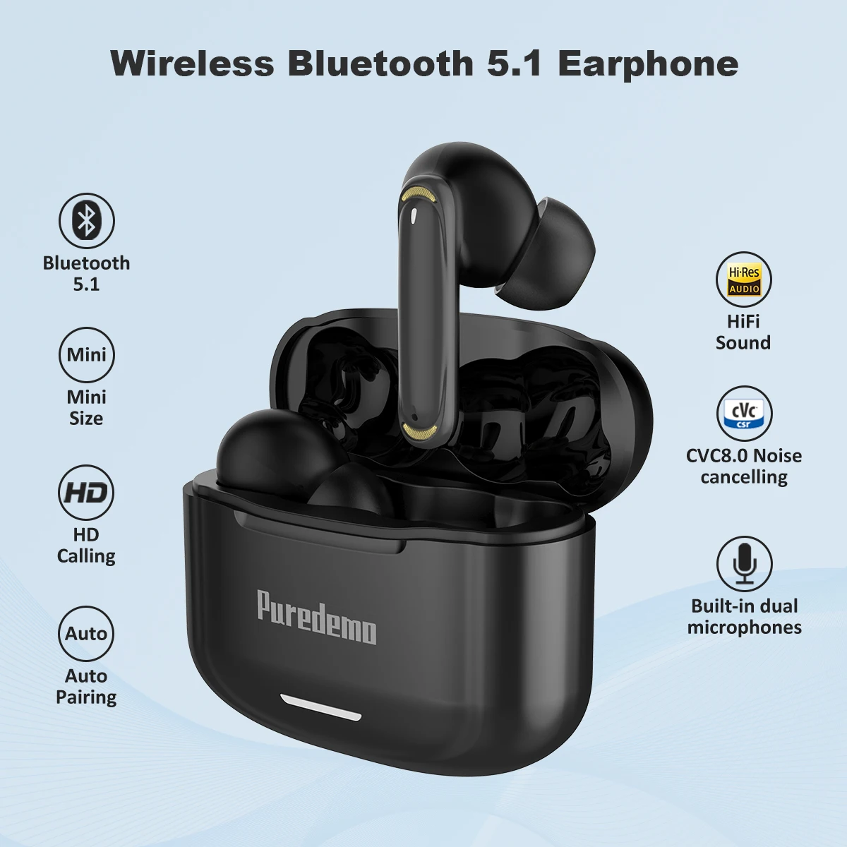 TWS-наушники с шумоподавлением и поддержкой Bluetooth 5 1 | Электроника