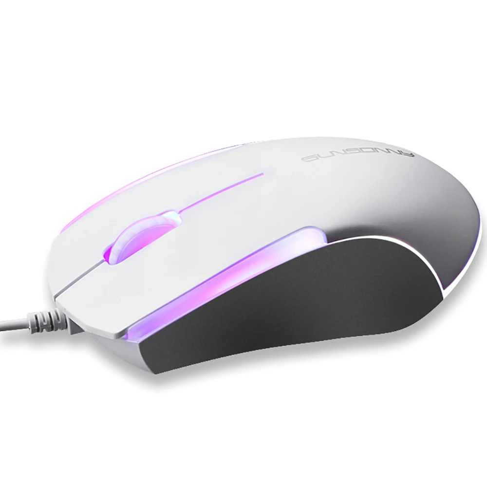 Мышь Компьютерная Basaltech Проводная со светодиодной подсветкой 1000 точек/дюйм 3