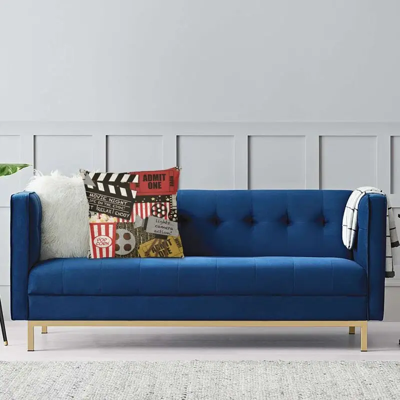 Наволочка для дивана в стиле ретро с принтом попкорна 40x40 | Дом и сад