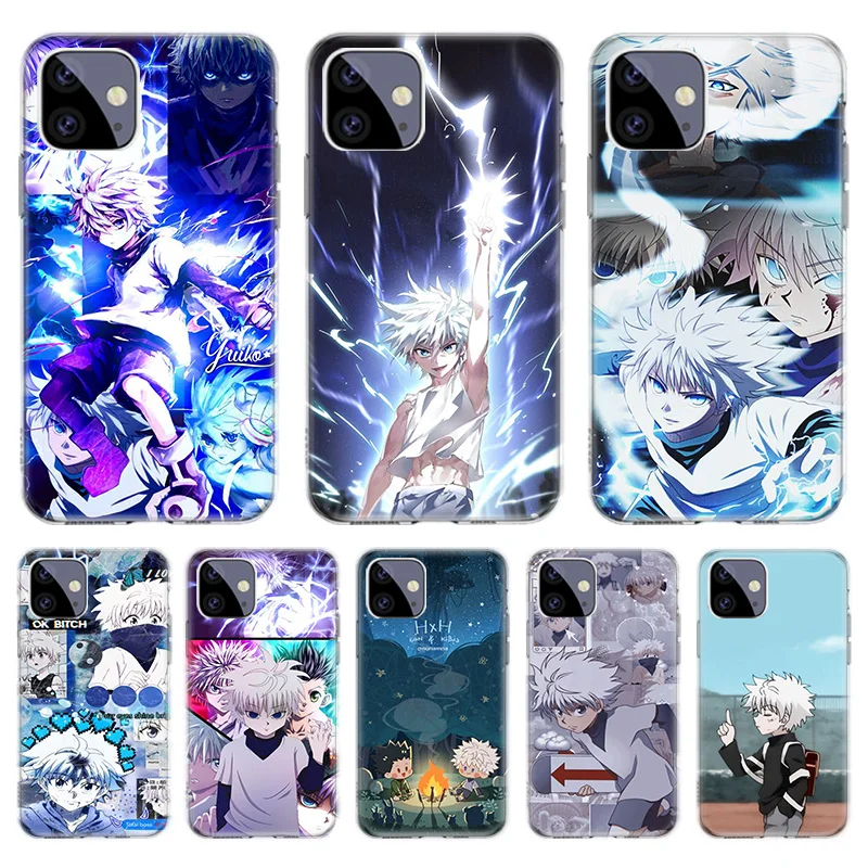 

HXH Killua Zoldyck Anime Silicone Case For Apple iPhone 12 11 Pro Mini X XR XS Max SE 2020 7 8 6 6S Plus 5 5S Cover