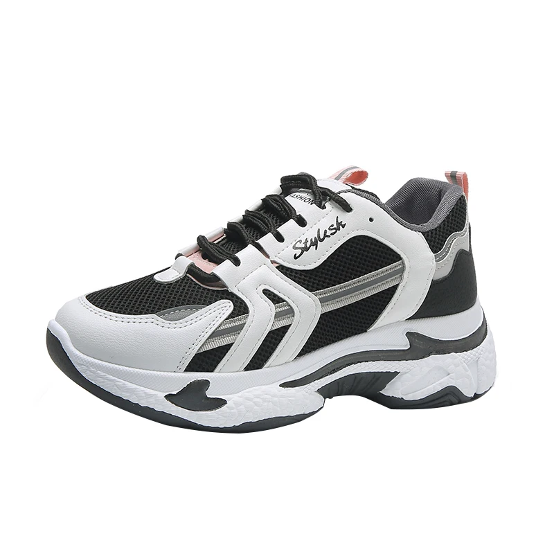 

Large Size 35-40 Ladies Single Shoes Spring And Autumn New Fashion All-Match Thick-Soled Increased Casual Sports Shoes