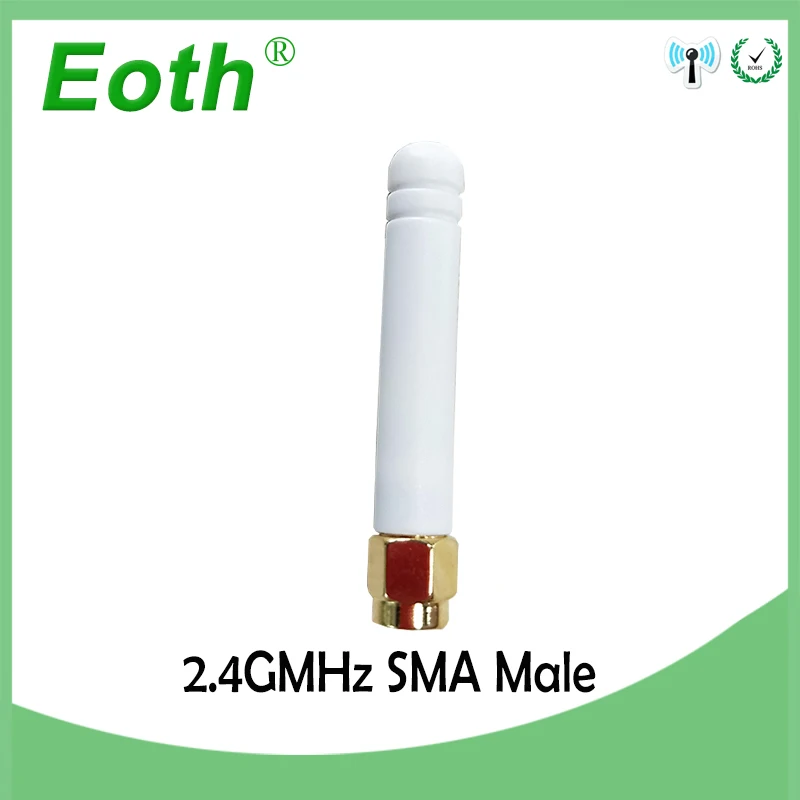 Антенна 2 4 ггц wifi SMA разъем ~ 3dbi 4G антенна wi fi маленький размер белая антенны