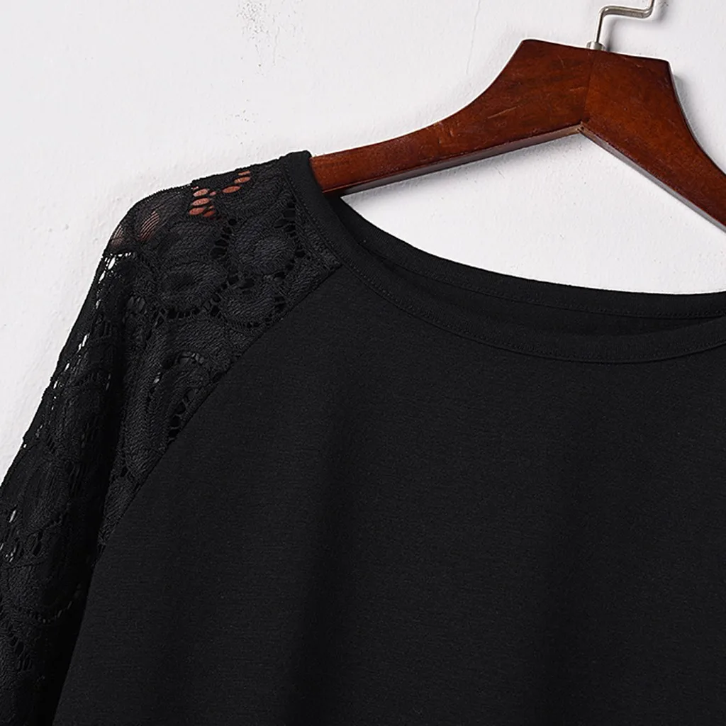 

Fashion Harajuku Hoodie Lace Patchwork Hooded Loose Tops Women Long Sleeve Hoody Sweatshirt Female Autumn Pullovers Streetwear