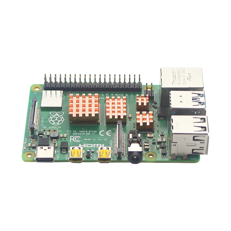Оригинальный Raspberry Pi 4 Model B Kit + чехол из АБС пластика источник питания SD карта на