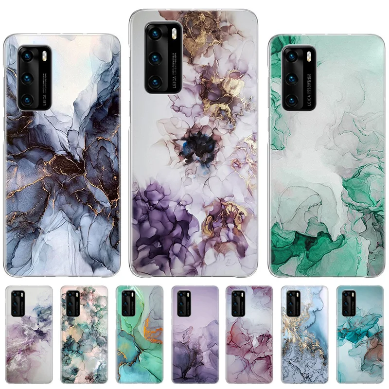 

Watercolor Marble Case For Samsung A50 A50S A70 A70S Back Shell Cover For Galaxy A10 A10S A20 A20S A20E A30 A30S A40 A40S Coque