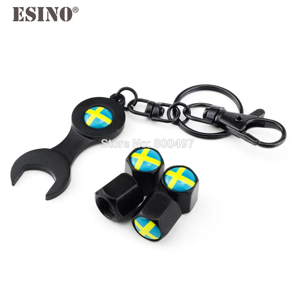 40 x Автомобильный Стайлинг искусственная кожа Шведский флаг универсальный с