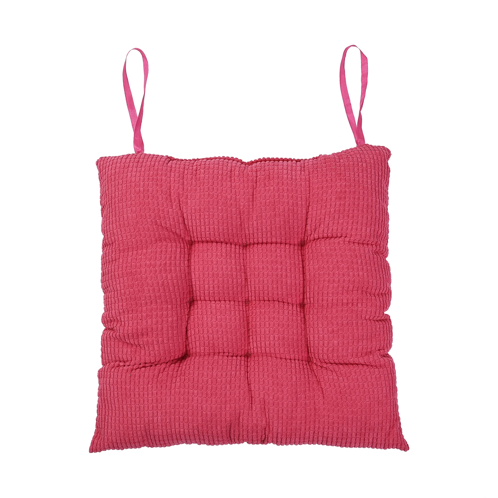 Квадратная подушка для сиденья мягкие эластичные накладки на стул с завязками