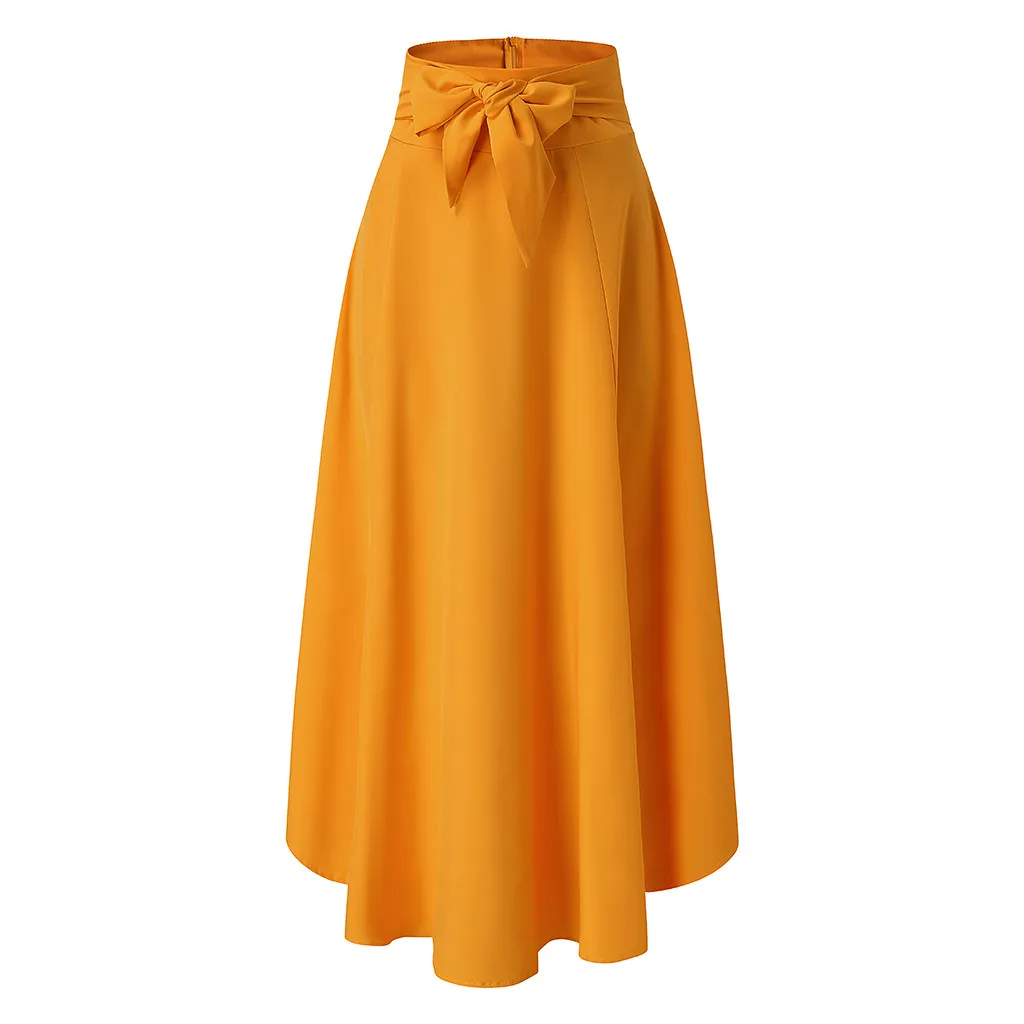 

Korean Fashion Woman Skirts 2021 Women's Fashion Spring Summer Casual Solid Color Long Skirts Jupe Longue Femme