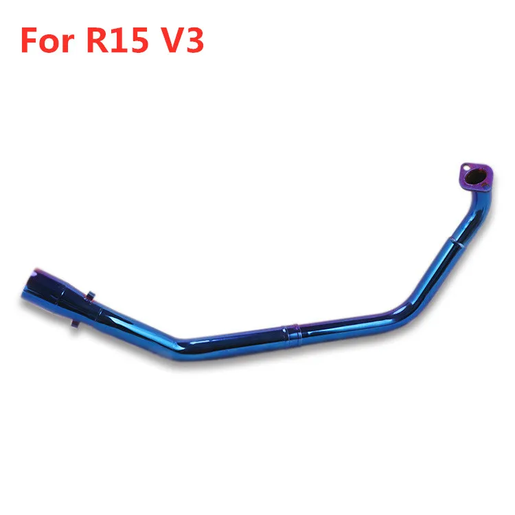 

Motorcycle Exhaust middle pipe for YAMAHA YZF R15 MT-15 2008-2017 without exhaust Slip-On Full System Link Pipe