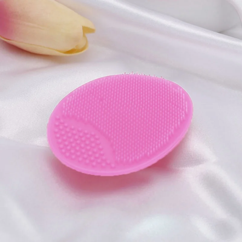 rose red Силиконовая щетка для чистки лица, 2 минуты, продукт для мытья, водонепроницаемый, звуковая вибрация, очиститель для лица, массажер для ухода за кожей, устройство для красоты - Цвет: rose red