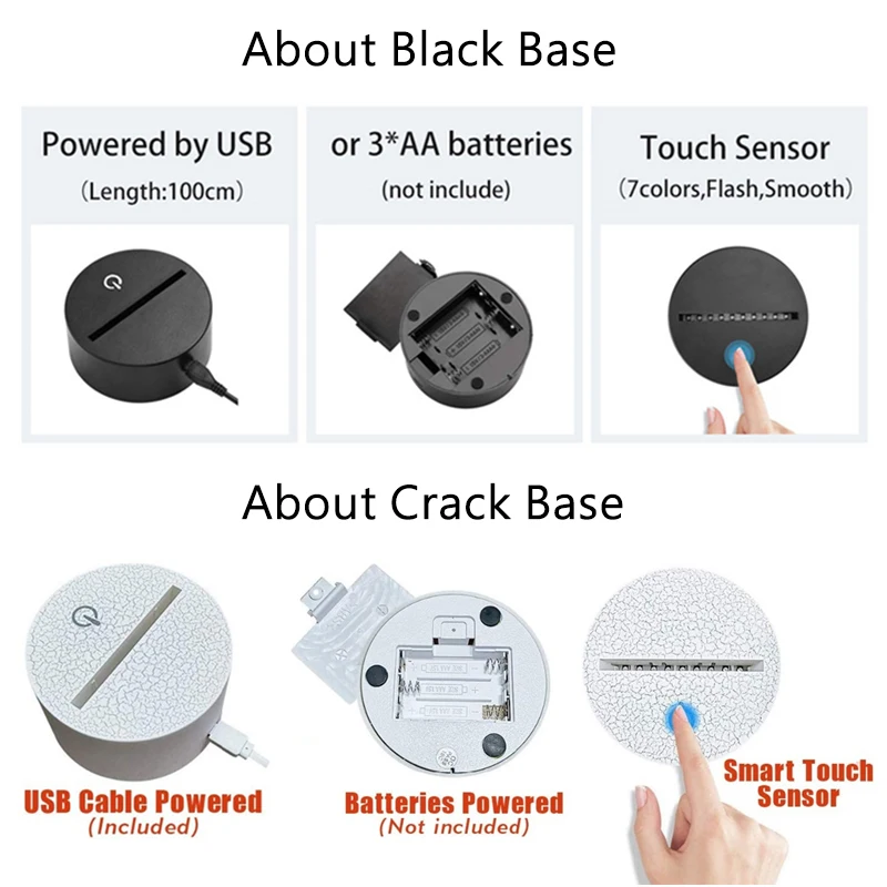 3D ночной Светильник акриловый Футбол Баскетбол настольная лампа атмосферу для