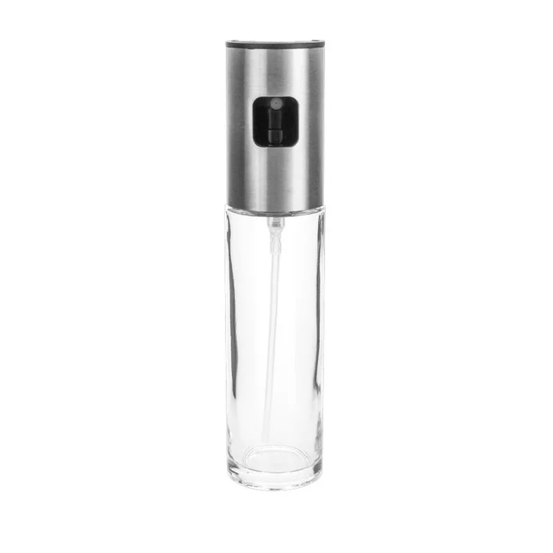 

Stainless Steel Cooking Injector 100Ml Oil Spray Bottle Multifunctional Glass for Cooking, Baking, Baking, Grilling