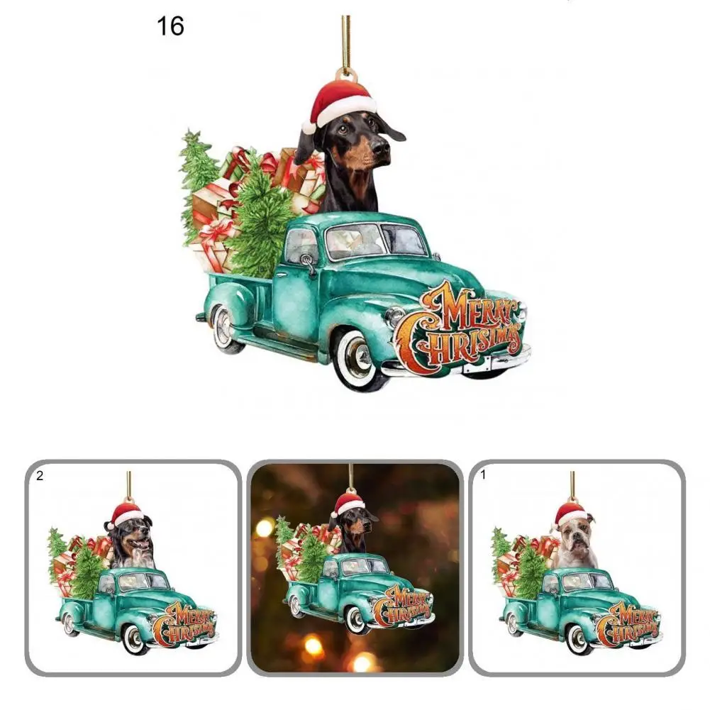 

Multi-color Unique Wear-resistant Pendant Decor 16 Styles Xmas Tree Pendant Festive for Home