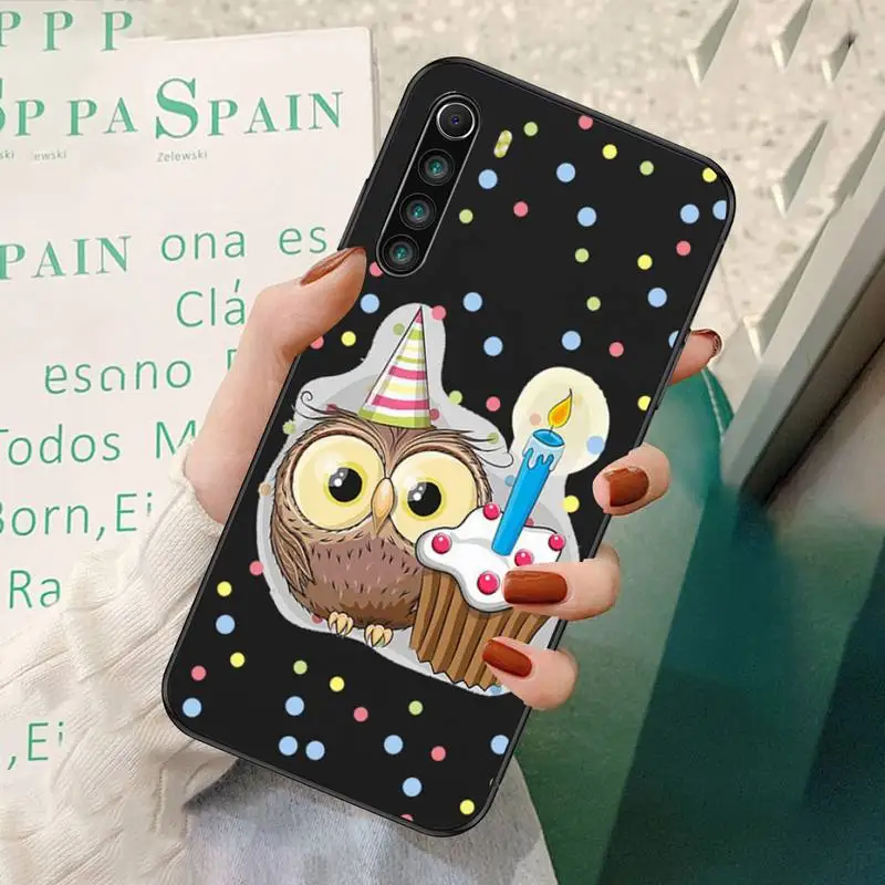 

0 Lovely Animal Owl Case For Phone Case For Redmi 7 8 9 A K20 30 Pro Note 8 9 Pro 9s