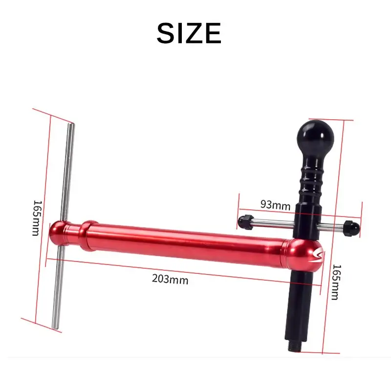 

MTB Mountain Bike Repair Tool Bicycle Tail Hook Correction Tool Bike Hanger Professional Bike Alignment Gauge Accessories