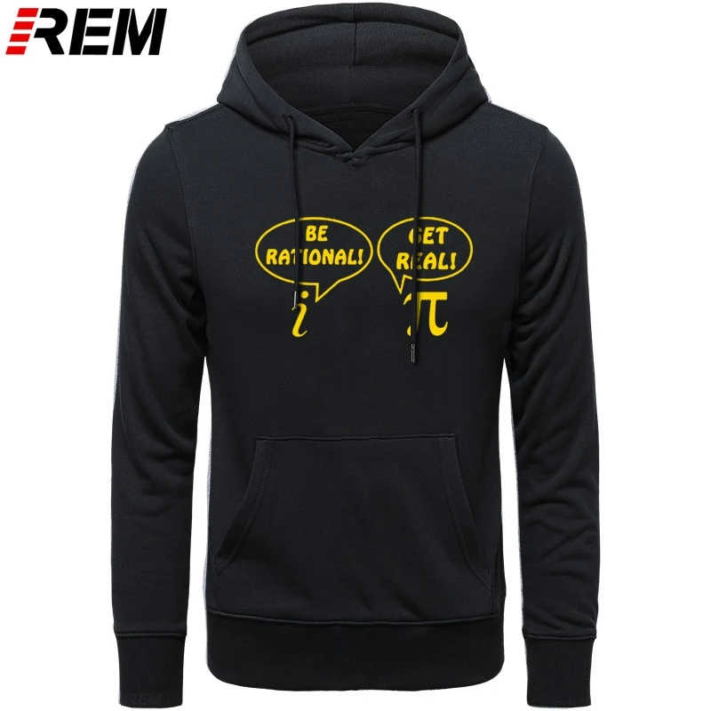 

Be Rational Get Real Geek Nerd Math Pi Joke Science School College Humor Cool Geek long Sleeve Tops Men Hoodies, Sweatshirts