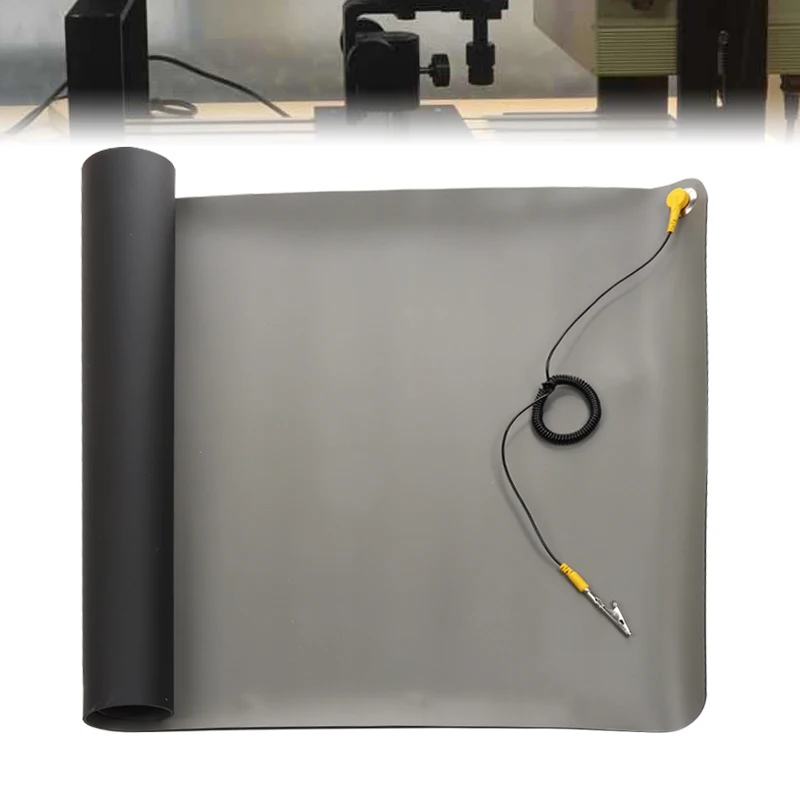 1 шт. черный Настольный Антистатический ОУР заземление коврик обслуживание