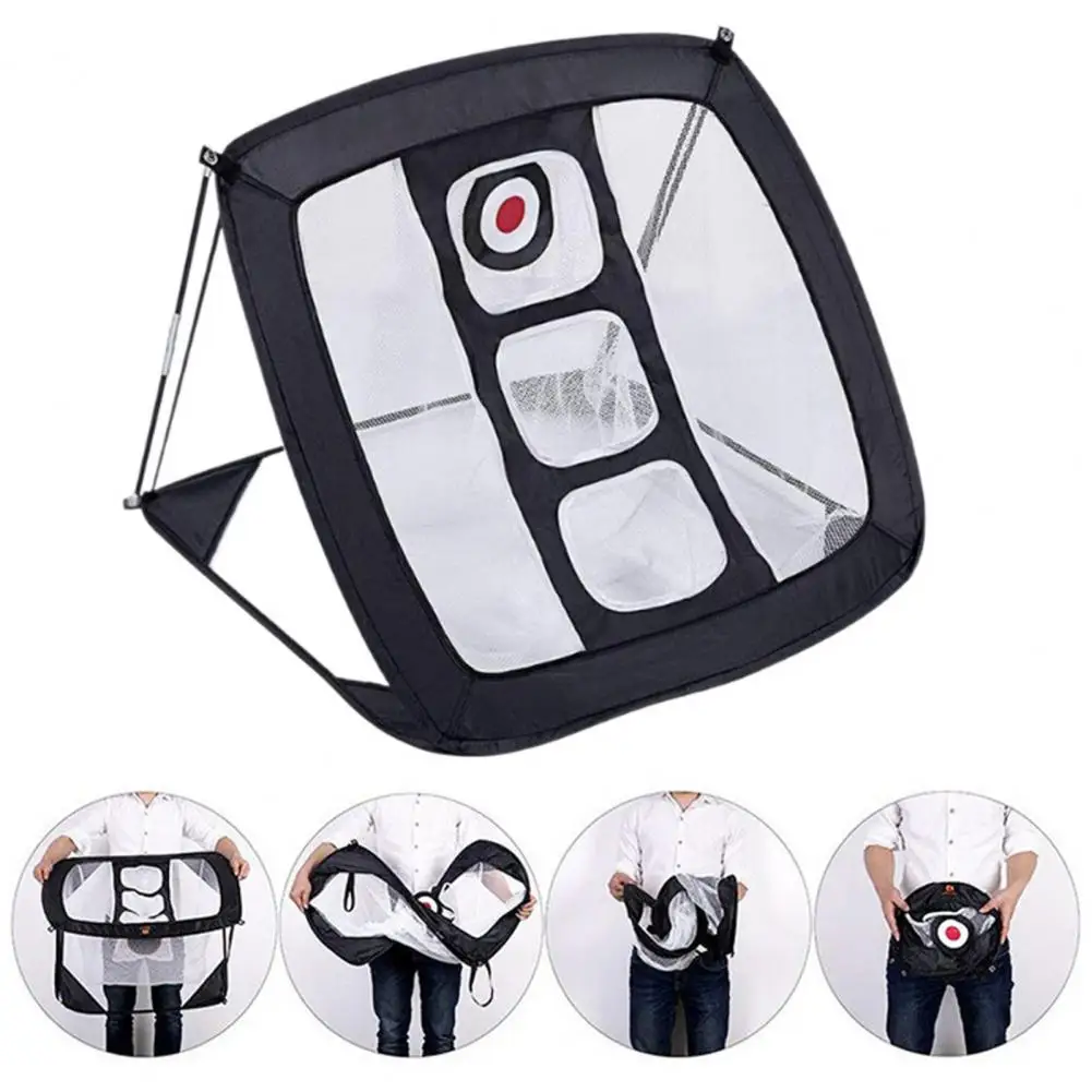 

Portable Golf Net Foldable Backyard- Cutting Rod Training Tool Practice Supply Fiber Support Rod Golf Accessories