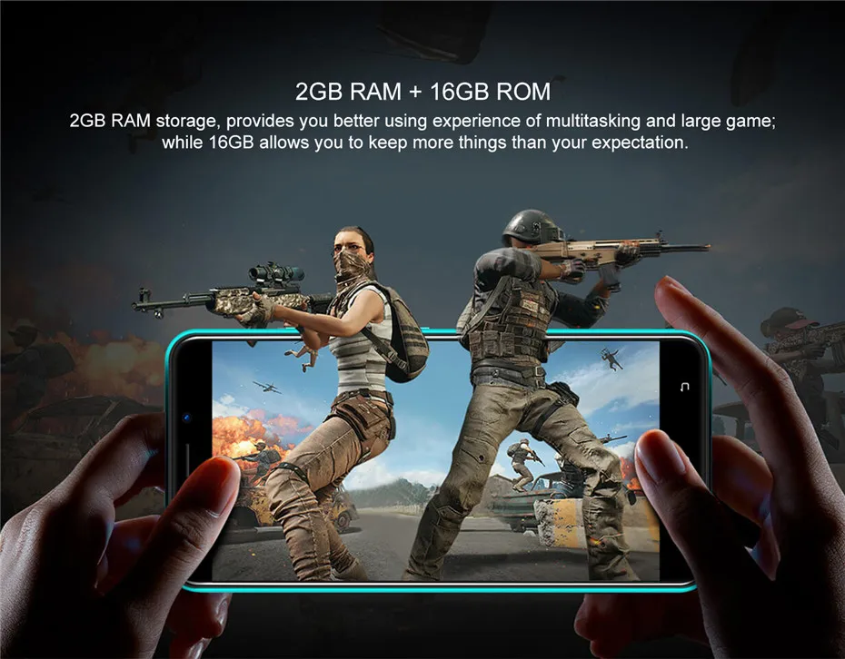 XGODY K20Pro 5," 18:9 Смартфон Android 6,0 Dual 4G Sim 2 Гб 16 Гб MTK6737 четырехъядерный 2300 МП WiFi мАч отпечаток пальца мобильный телефон