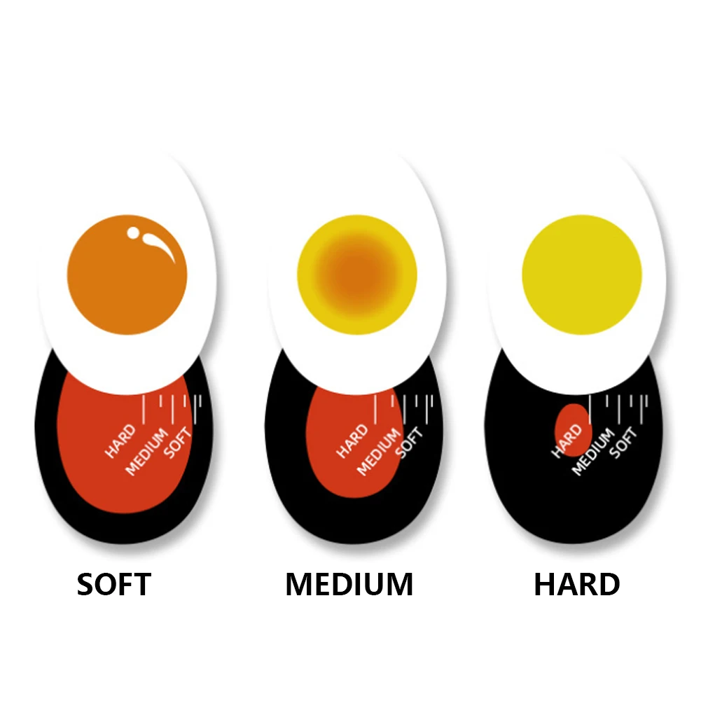 Eggtimer Kitchen Gadget Sets Time Timer Perfect Egg Changing Color Resin Material Temperature Cooking Gadgets Accessories Garden | Дом и сад