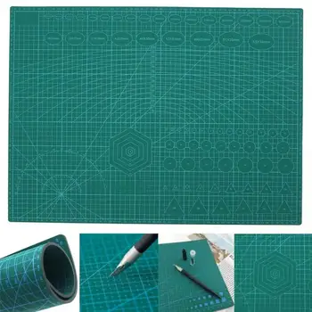 3mm A2 PVC Cutting Mat Cutting Pad Patchwork Double Printed Self Healing Cutting Mat Craft Quilting Scrapbooking Board 45X60CM