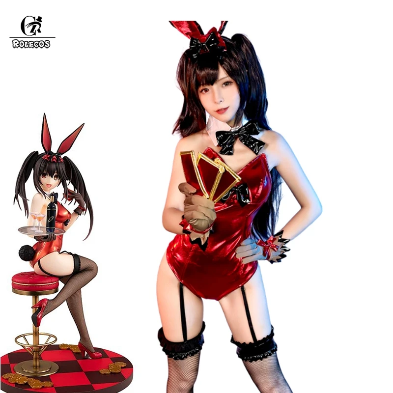 Женский костюм кролика ROLECOS для косплея токисаки датой и прямой трансляции
