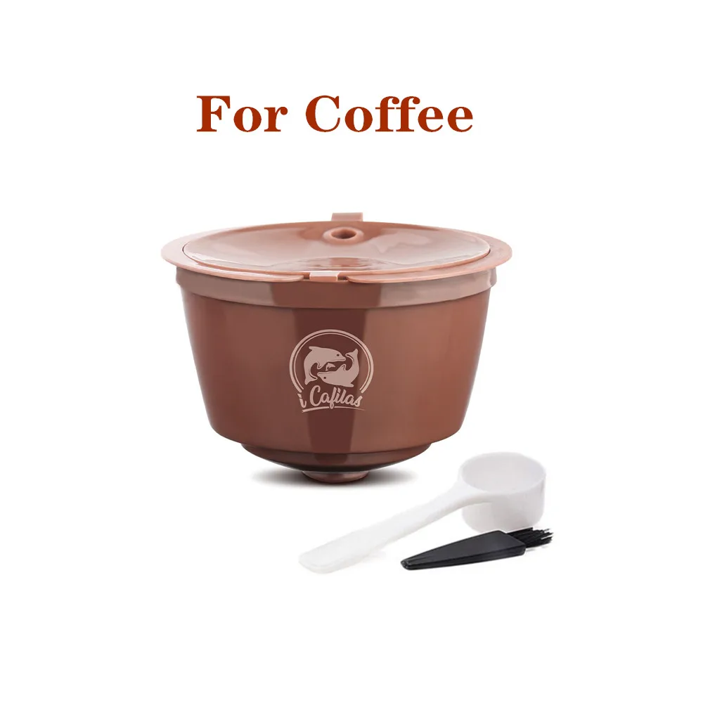 Многоразовые фильтры для кофейной и молочной пены для Nescafe dolcee Gusto многоразовые кофейные капсулы Pod пластиковые фильтры для кофе из нержавеющей стали - Цвет: as picture
