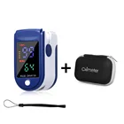 Пульсоксиметр на палец с цветным светодиодным экраном, портативный измеритель пульса и уровня кислорода в крови, 4 цвета