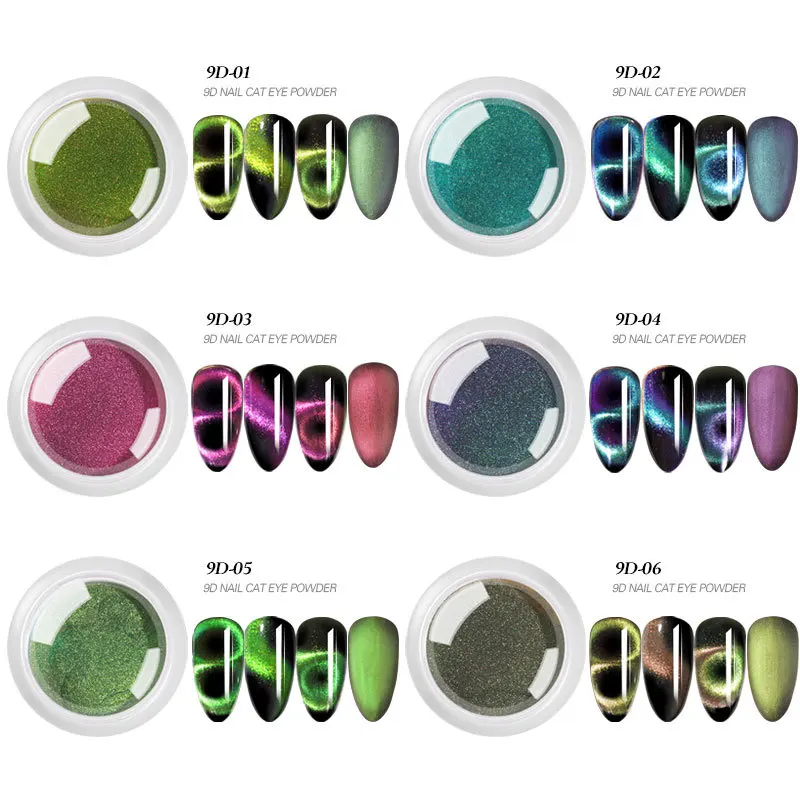 0 2 г Сияющий порошок кошачий глаз лазерный пигмент хромированная пыль qt0281 |