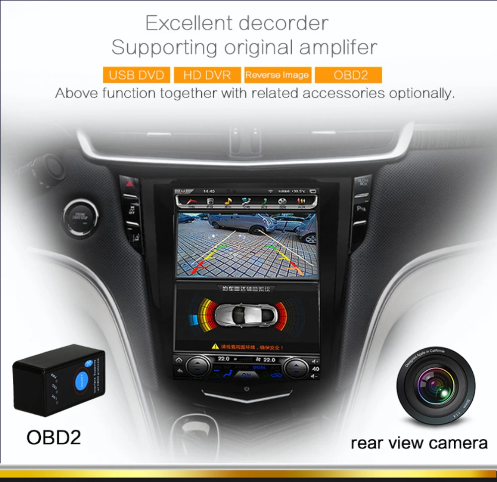 Для FORD EcoSport Android вертикальный Тесла автомобильный мультимидийный Навигатор Радио стерео аудио