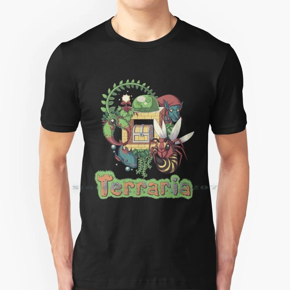 

Jungle For Men And Women Style T Shirt 100% Pure Cotton Kids Terraria For Fans