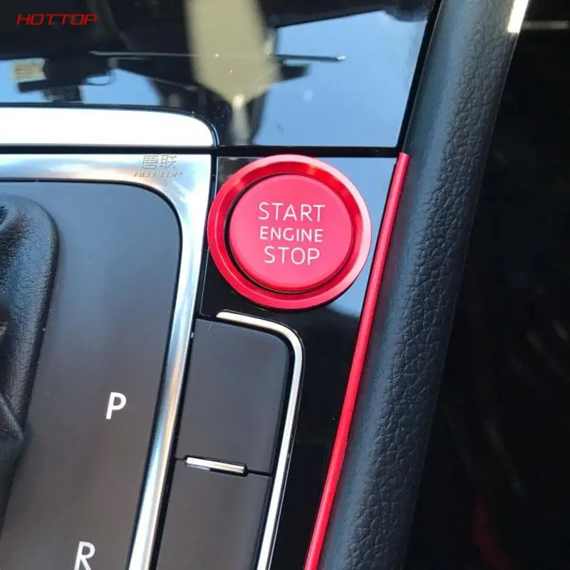 

For Audi A4L A6L Q5 A5 A7 One Key Start Decoration Ring Start Ignition Button Cover Cover