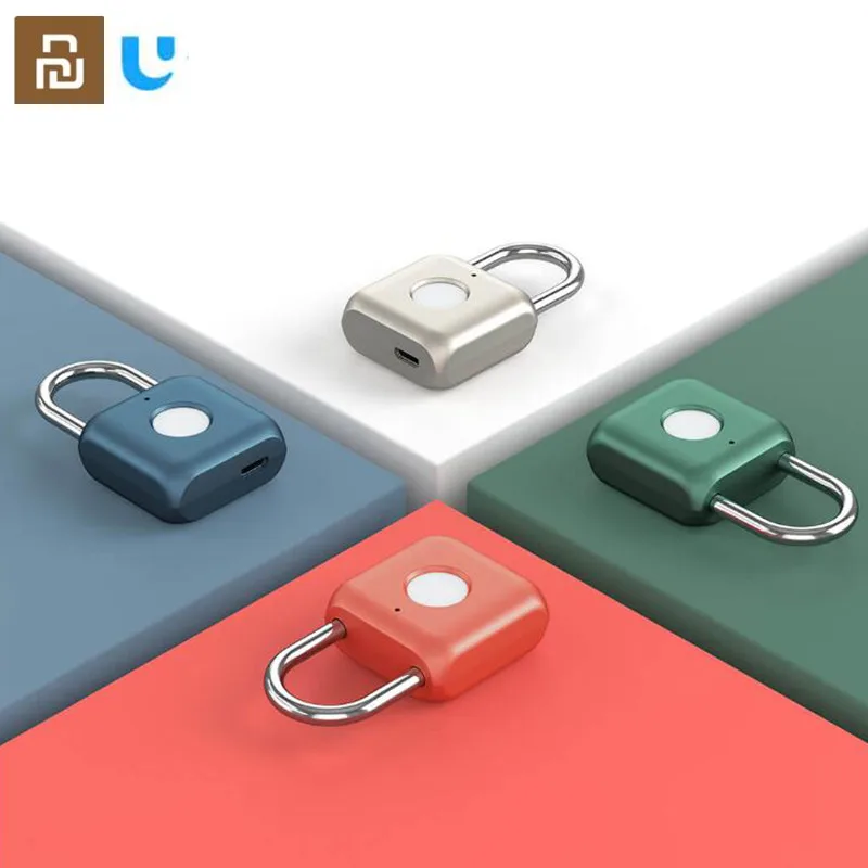 Youpin USB Перезаряжаемый умный БЕСКЛЮЧЕВОЙ электронный замок с отпечатком пальца