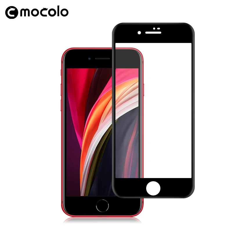 

Mocolo для iPhone 8 7 6 6s SE 2020 протектор экрана полностью склеенный 9H 3D закаленное стекло для iPhone X Xs Max XR защита экрана