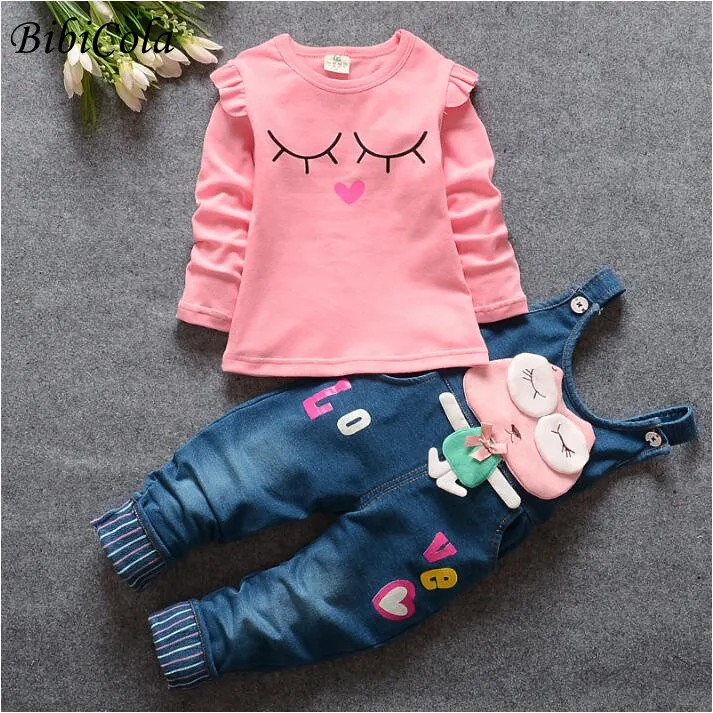 Комплект одежды для новорожденных Сезон весна-осень Модный спортивный костюм