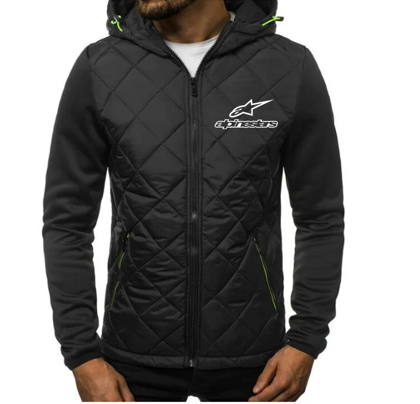 

Alpinestars Printing New Autumn Winter Jackets Exercise and fitness Men Warm Outwear Casual Slim Street Fashion Mens Windbreaker