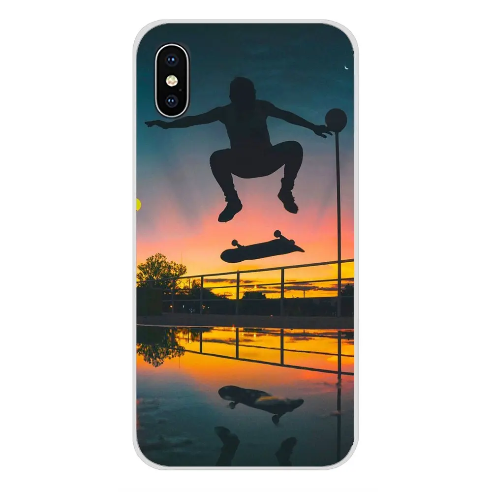 For Xiaomi Redmi Note 3 4 5 6 7 8 Pro Mi Max Mix 2 2S Pocophone F1 Sport skate board Newest Super Cute Accessories Shell Cover | Мобильные