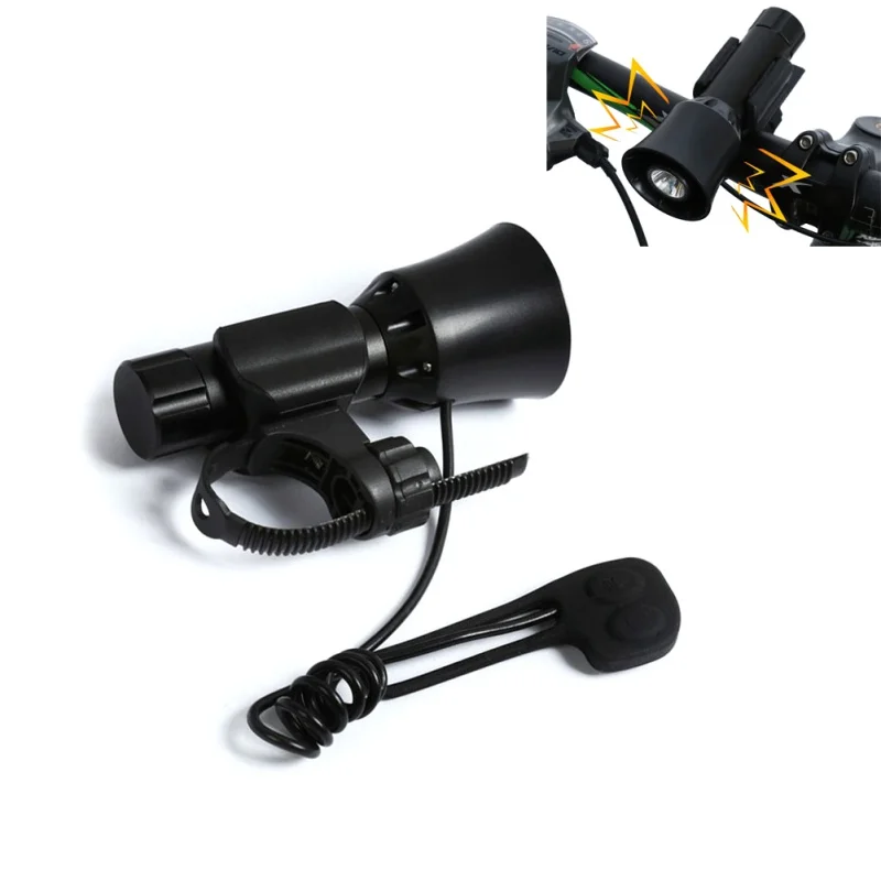 4 звуки велосипедный Звонок светильник электронные сирены Рог звонок