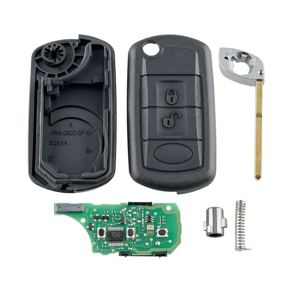 

433 МГц 3 кнопки флип складной пульт дистанционного управления Управление ключ дистанционный ключ-брелок от машины для RANGE ROVER Sport Land Rover Discovery