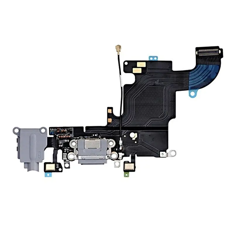 AliSunny 10 шт. зарядный порт гибкий кабель для iPhone 6 6S 4,7 ''USB док-станция зарядное устройство для наушников аудио ремонт гнезда запчасти