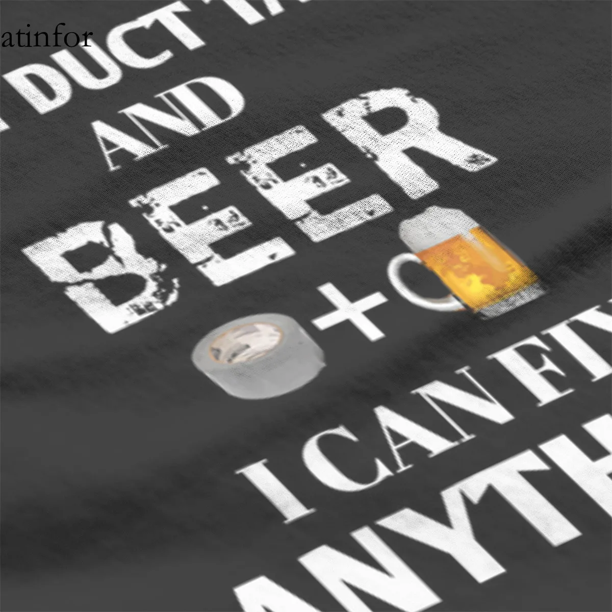 С клейкой лентой и пивом я могу починить что угодно поилка футболка панк