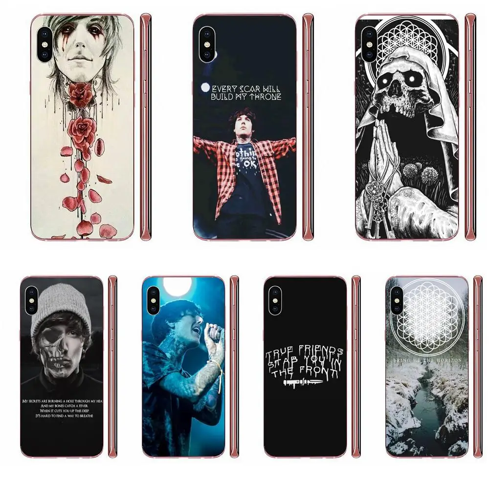 Для Xiaomi Redmi 3 3S 4 4A 4X 5 6 6A 7 K20 Note 2 5A Plus Pro мягкий чехол Bmth Skull Head Bring Me The Horizon|Бамперы| |
