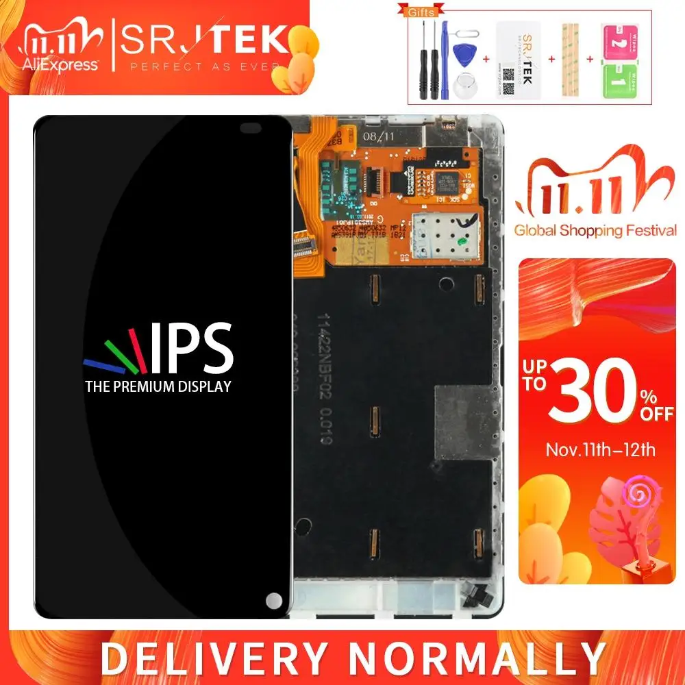 Srjtek экран для NOKIA N9 LCD Nokia дисплей сенсорный с рамкой дигитайзер стекло в сборе