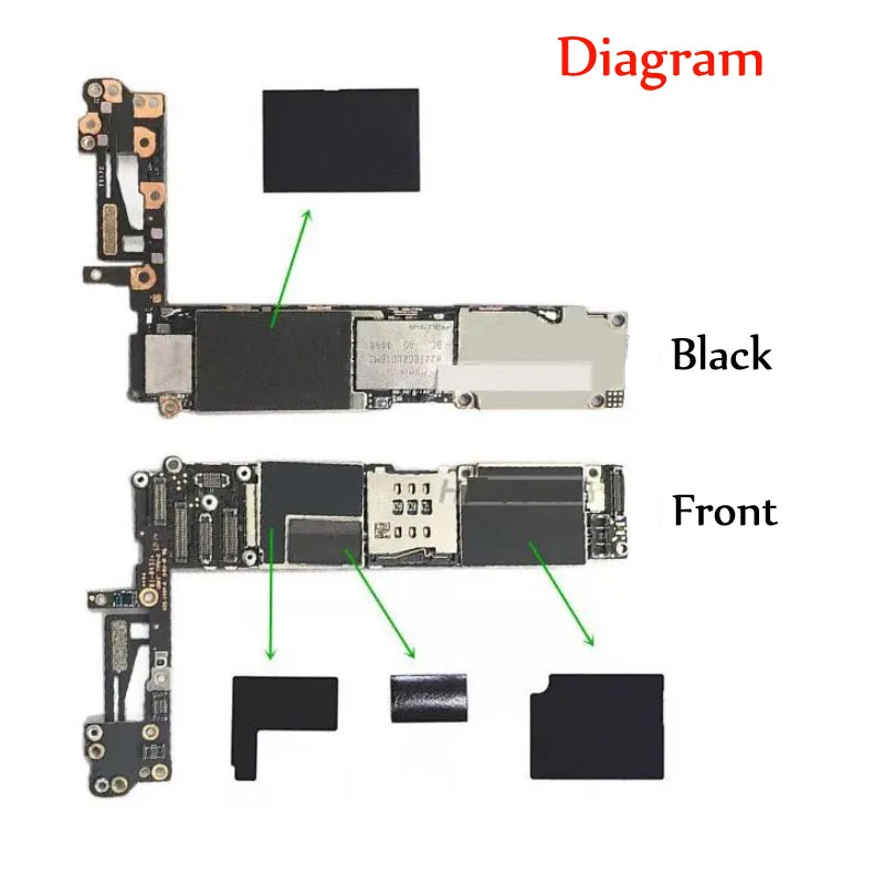 Оригинальная Антистатическая наклейка на материнскую плату iPhone X XS Max XR 8G 7G 6G