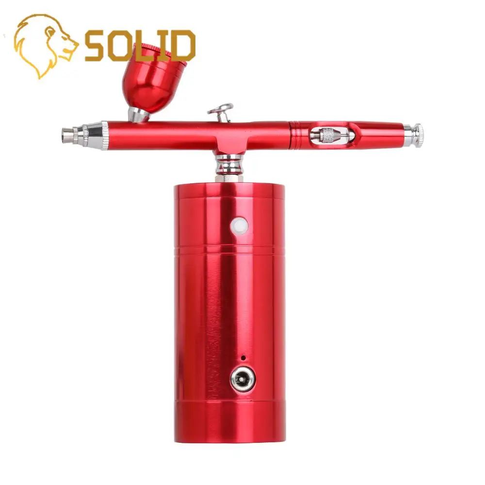 Аэрограф Двойного действия Гравитационный краскопульт распылитель для макияжа