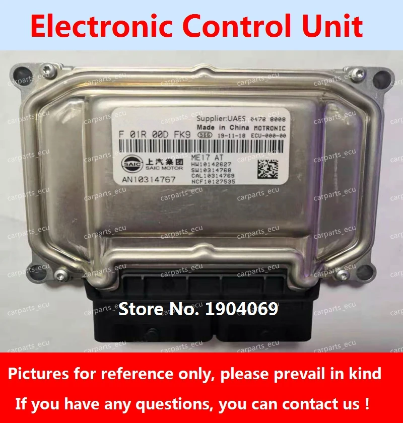 

Engine Computer Board F01R00DFK9 AN10314767 F01RB0DFK9 ME17 ECU F01R00DB2M F01RB0DB2M 3610010001-B11B For Roewe MG/Zotye Car